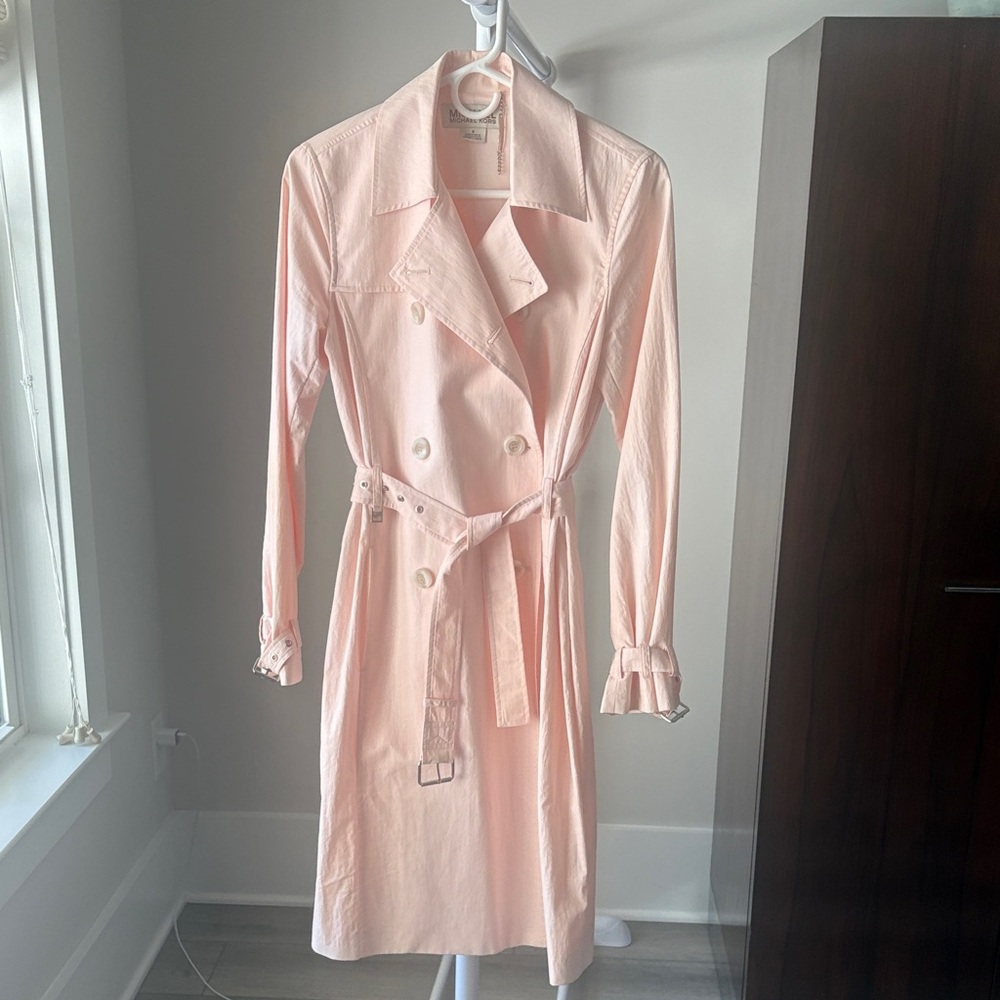 Michael Kors Pale Pink Women's trench coat